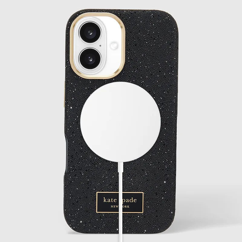 Kate Spade New York „Crystal Pave MagSafe“ – dėklas „iPhone 16“ (Nightfall)