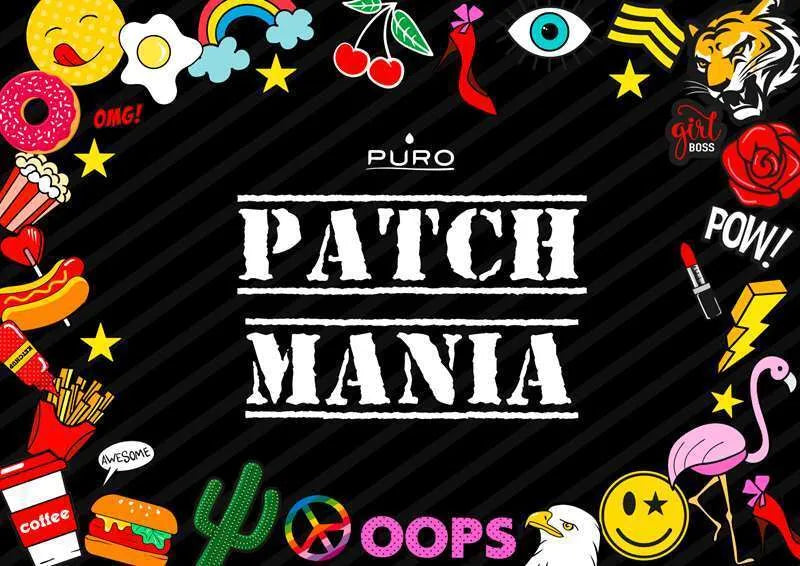 PURO Patch Mania dėklas Samsung Galaxy A3 (2017) su 5 lipdukais (geltonas)