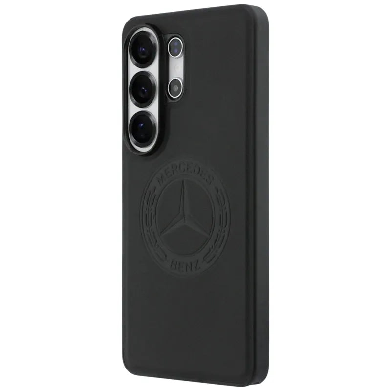 Mercedes Vintage Logo MagSafe – Samsung Galaxy S26 Ultra dėklas (juodas)