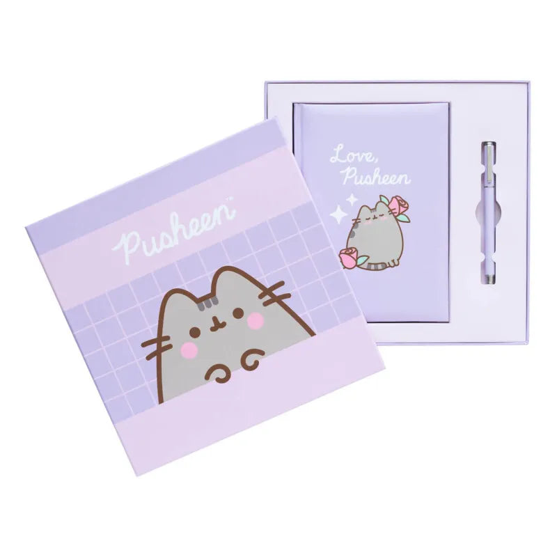 Pusheen – A5 užrašų knygelės ir rašiklio rinkinys iš „Moments“ kolekcijos