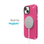 Speck Presidio2 Pro + MagSafe – dėklas, skirtas iPhone 15 Plus / 14 Plus su MICROBAN danga (Digitalpink / Blossompink / White)