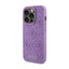 Guess Leather 4G Stamped – dėklas iPhone 15 Pro Max (violetinis)