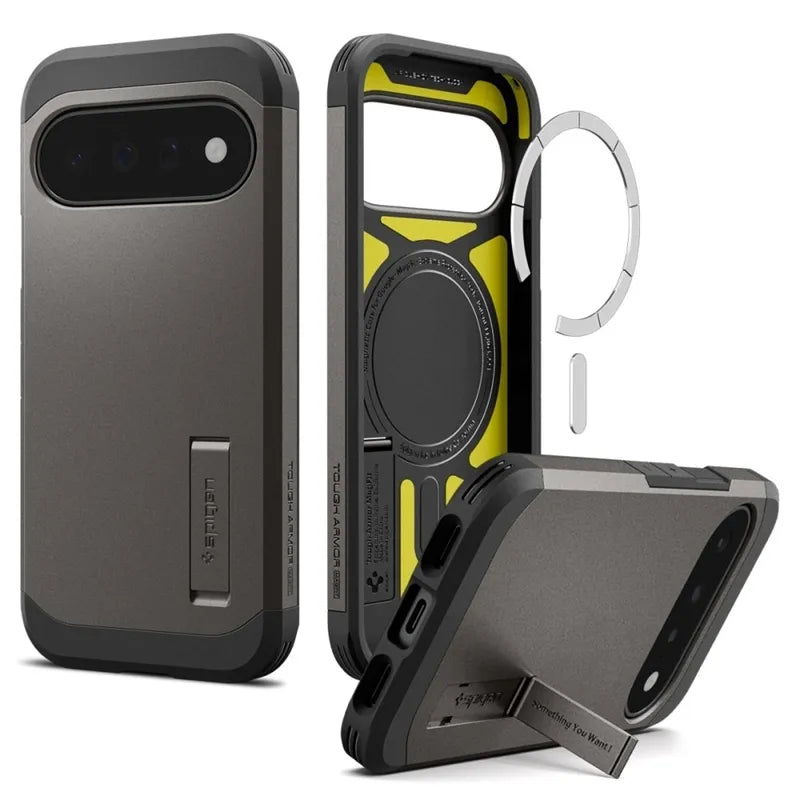 Spigen Tough Armor Mag MagSafe - dėklas Google Pixel 11 (pilkas)