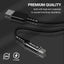 Crong Armor Link – 100 W PD 5 A USB-C į USB-C laidas 120 cm (juodas)