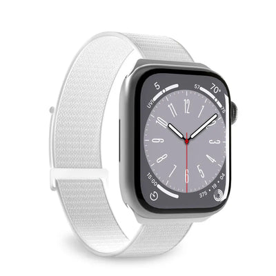 PURO Nylon Sport - Apple Watch dirželis 44/45/46/49 mm (Baltas)