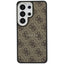 Guess 4G Embossed Ring MagSafe – Samsung Galaxy S26 Ultra dėklas (rudos spalvos)