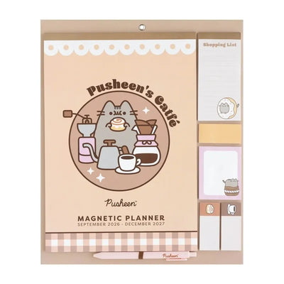 Pusheen - magnetinis kalendorius / mėnesio planuoklis 2026/2027 (30 x 34 cm)