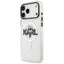 Karl Lagerfeld IML Karl Sketch Logo MagSafe – dėklas iPhone 17 Pro Max (skaidrus)