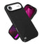 Speck Presidio2 Grip MagSafe – dėklas iPhone Air (juodas / skalūno pilka / baltas)