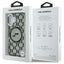 Karl Lagerfeld IML Monogram Karl & Choupette Head MagSafe – dėklas, skirtas iPhone 16 (juodas)