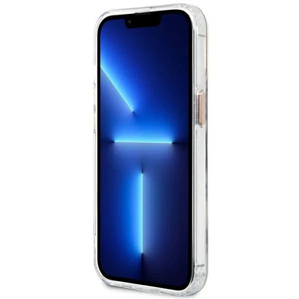 Guess Metal Outline MagSafe – dėklas iPhone 13 Pro Max (skaidrus)