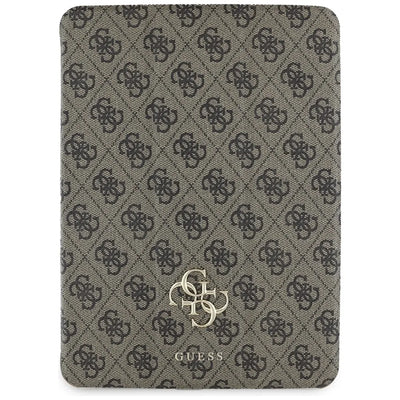 Guess Magnetic 4G Big Logo - Dėklas iPad Pro 11" M4 (2024) (ruda)