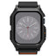 Spigen Lite Fit "Pro" - dėklas su dirželiu Apple Watch 10 42 mm laikrodžiui (matinis juodas)
