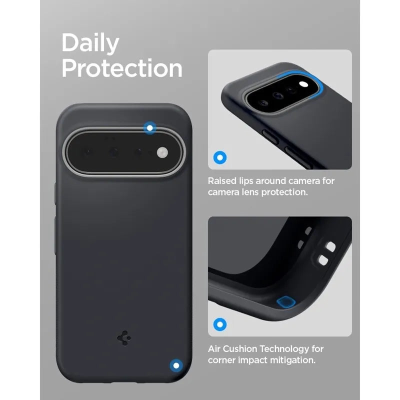 Spigen Nano Pop Mag MagSafe – dėklas, skirtas Google Pixel 11 (Black Sesame)