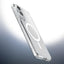 Spigen Ultra Hybrid Mag MagSafe – Dėklas skirtas Samsung Galaxy S25 Edge (Skaidrus / Baltas)