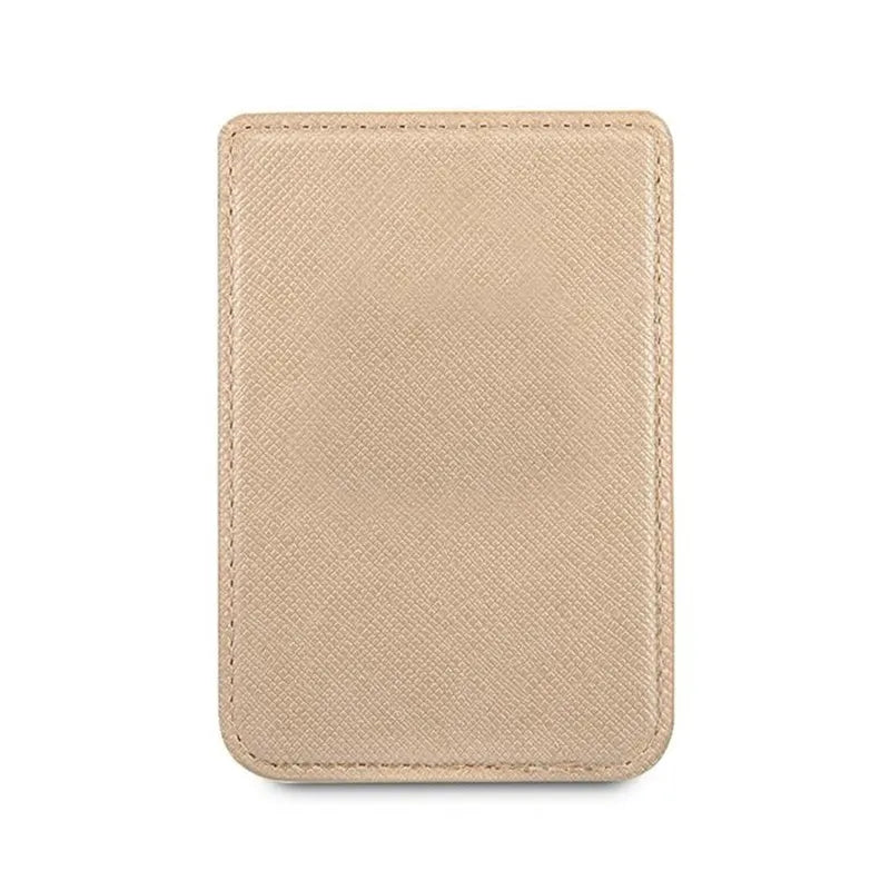 Guess Wallet Card Slot MagSafe Saffiano - Magnetinė piniginė (auksinė)