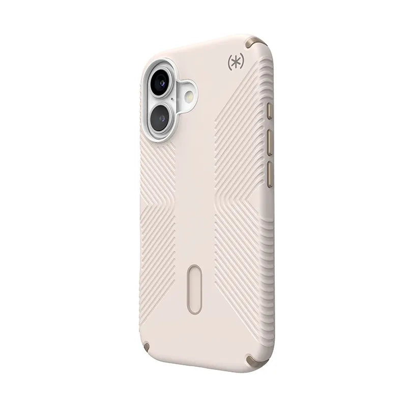 Speck Presidio2 Grip ClickLock & MagSafe - dėklas iPhone 16 (Bleached Bone / Heirloom Gold / Hazel Brown)