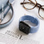 Crong Wave Band – pintas dirželis Apple Watch 38/40/41/42 mm (šviesiai mėlynas)