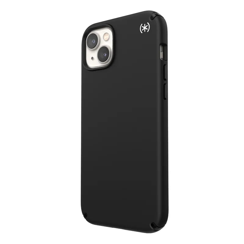 Speck Presidio2 Pro MagSafe – Antibakterinis „iPhone 15 Plus / 14 Plus“ dėklas (juodas / juodas / baltas)