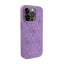 Guess Leather 4G Stamped – dėklas iPhone 15 Pro Max (violetinis)
