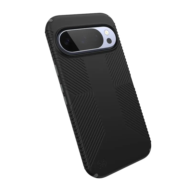 Speck Presidio2 Grip Magnet – Google Pixel 10 / Google Pixel 10 Pro dėklas (juodas / skalūno pilka)