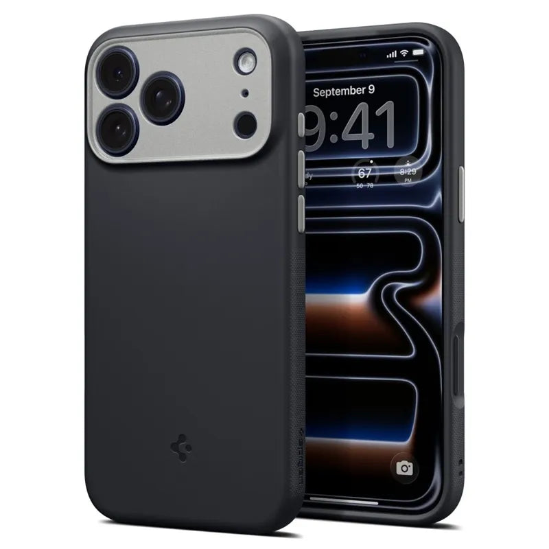 Spigen Nano Pop Mag MagSafe – dėklas, skirtas iPhone 18 Pro / 17 Pro (Black Sesame)