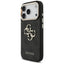 Guess 4G Big 4G Classic Logo – dėklas iPhone 17 Pro (juodas / auksinis)