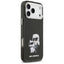 Karl Lagerfeld IML Aquarelle Karl & Choupette & Logo MagSafe – dėklas iPhone 17 Pro Max (juodas)