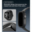 Spigen Thin Fit – dėklas, skirtas „Apple Watch 12“ (42 mm), juodas