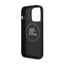 BMW Leather Hot Stamp Tricolor MagSafe – dėklas iPhone 14 Pro Max (juodas)