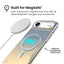 Speck Presidio Lux MagSafe - dėklas iPhone Air (Hyper Mirror Glitter / Silver Metallic)