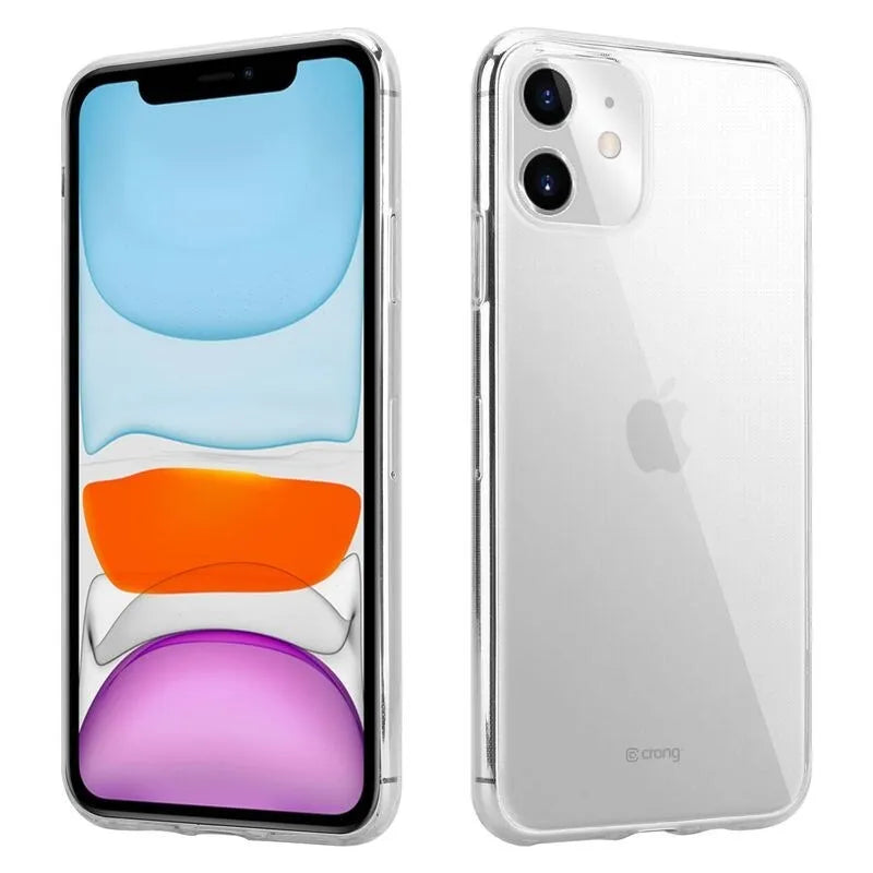 Crong Crystal Slim Cover – dėklas „iPhone 11“ (skaidrus)