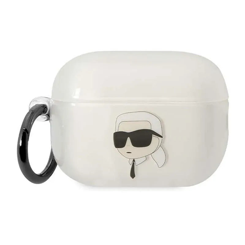 Karl Lagerfeld NFT Ikonik Karl Head – dėklas Apple AirPods Pro 2 (skaidrus)