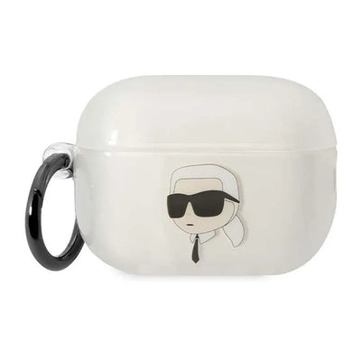 Karl Lagerfeld NFT Ikonik Karl Head – dėklas Apple AirPods Pro 2 (skaidrus)