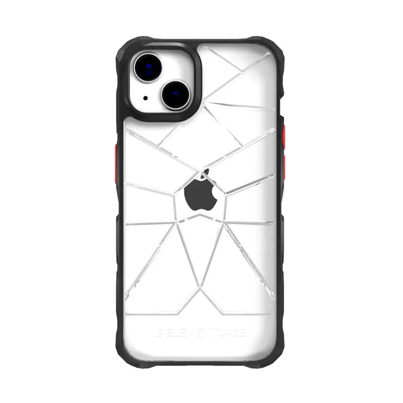 Element Case Special Ops X5 – dėklas iPhone 14 (karinio standarto apsauga nuo kritimo) (skaidrus/juodas)