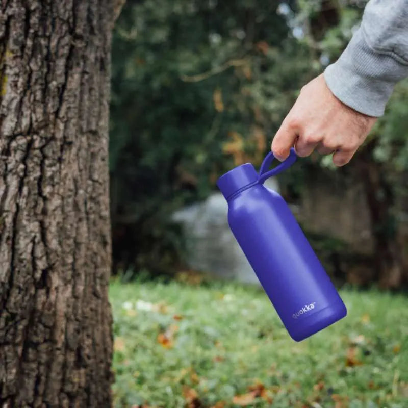 Quokka Solid su dirželiu – 510 ml nerūdijančio plieno termoso gertuvė su dirželiu (Dusk Blue)