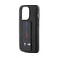 BMW Grip Stand Smooth & Perforated - dėklas iPhone 15 Pro telefonui (juodas)