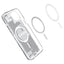 Spigen Ultra Hybrid MagSafe – dėklas „iPhone 15 Plus“ telefonui (Zero One White)