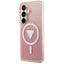 Guess IML Gradient Triangle MagSafe – Samsung Galaxy S26 dėklas (rožinis)