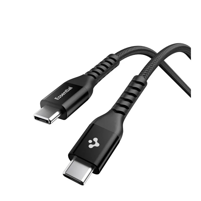 Spigen EB10010CCA Essential – USB-C į USB-C laidas 100 W 1 m (juodas)