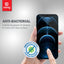 Crong Anti-Bacterial 3D Armor Glass – 9H grūdintas stiklas visam iPhone 12 Pro Max ekranui + montavimo rėmelis