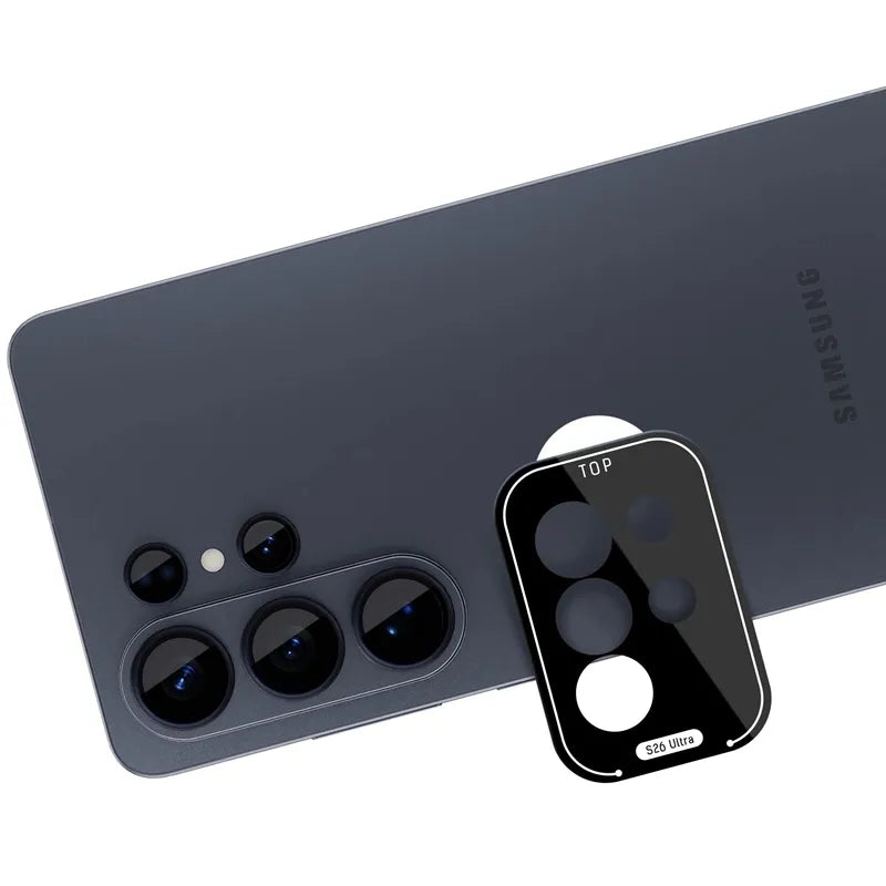 3mk Lens Protection Pro – stiklas Samsung Galaxy S26 Ultra fotoaparato objektyvui (juodas)