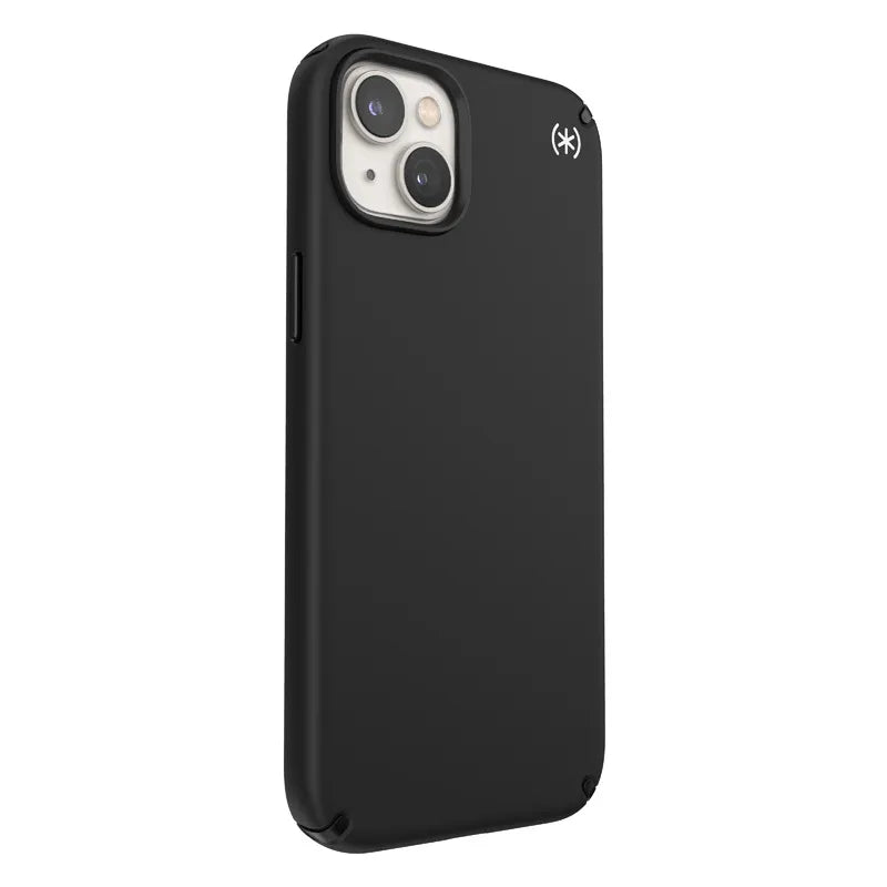 Speck Presidio2 Pro MagSafe – Antibakterinis „iPhone 15 Plus / 14 Plus“ dėklas (juodas / juodas / baltas)