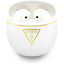 Guess Gold Line Triangle – TWS „Bluetooth“ ausinės + įkrovimo dėklas (baltos)