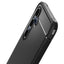 Spigen Rugged Armor – dėklas, skirtas Samsung Galaxy A55 5G (matinė juoda)