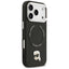 Karl Lagerfeld Karl Pin MagSafe – dėklas iPhone 17 Pro (juodas)