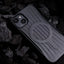X-Doria Raptic Clutch MagSafe – biologiškai skaidus dėklas, skirtas iPhone 14 Pro (atsparus kritimui iš 3 m aukščio) (juodas)
