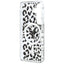 Guess IML Leopard Print Triangle MagSafe – Samsung Galaxy S26 dėklas (juodas)