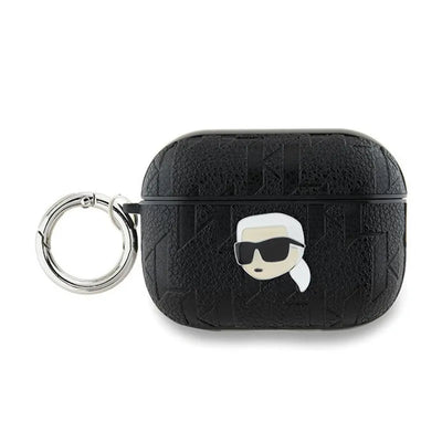 Karl Lagerfeld Monogram Karl Head – dėklas AirPods Pro 2 ausinėms (juodas)