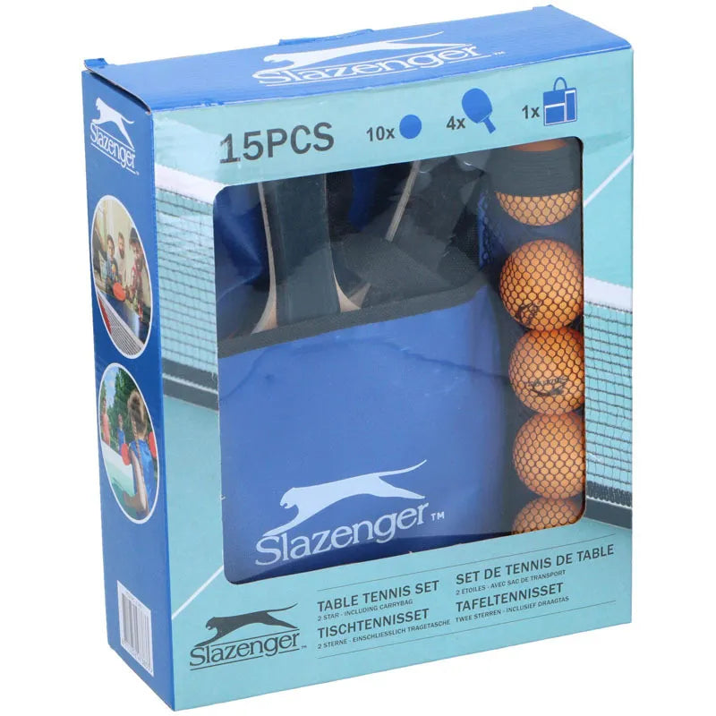Slazenger – Firminis stalo teniso rinkinys, 15 dalių
